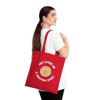 Pet Lover Organic Cotton Tote Bag