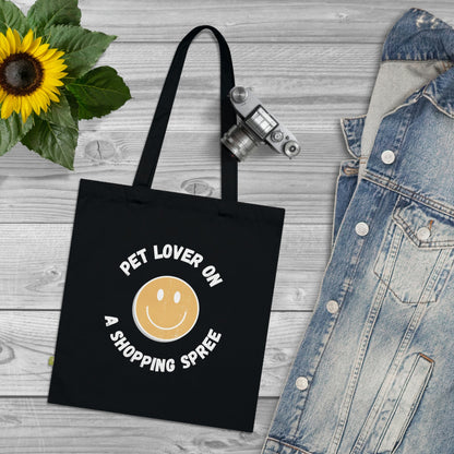 Pet Lover Organic Cotton Tote Bag