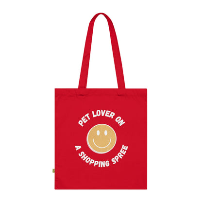 Pet Lover Organic Cotton Tote Bag