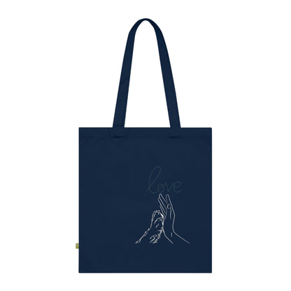 Puppy Love Organic Cotton Tote Bag