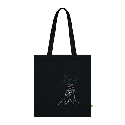 Puppy Love Organic Cotton Tote Bag