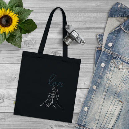 Puppy Love Organic Cotton Tote Bag