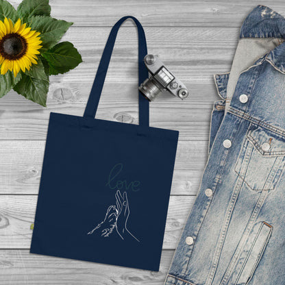 Puppy Love Organic Cotton Tote Bag