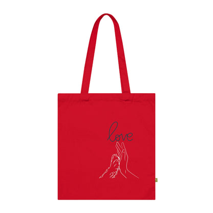 Puppy Love Organic Cotton Tote Bag